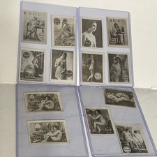 Melia Alger Cigarettes Tobacco Card Lot Risqué Pinup Girls Antique Vintage