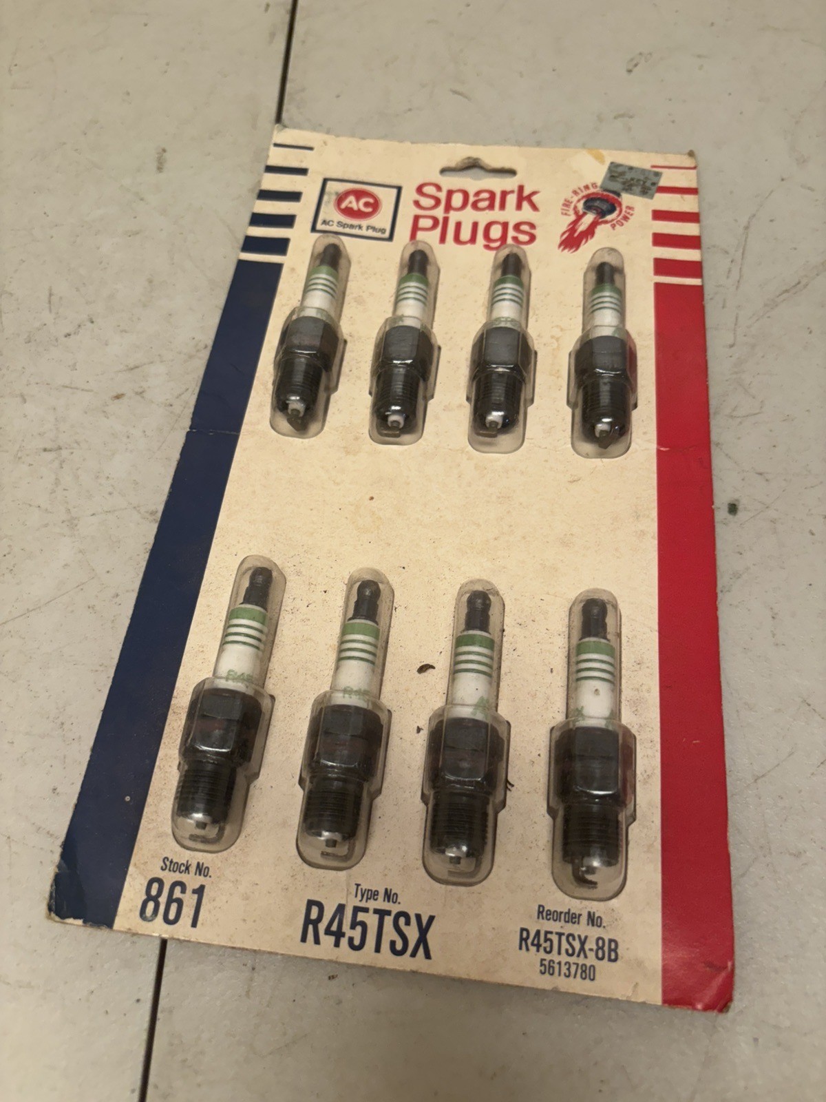 NOS GM#5613780 Ac Delco R45tsx Spark Plugs 8 Pack
