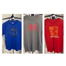 A Lot Of 3 Boys YXL UnderArmour T-shirts