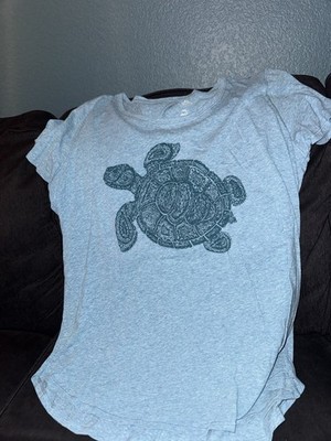 St. John's Bay Active Blue Sea Turtle Graphic Short Sleeve Crew Neck Tee XXL