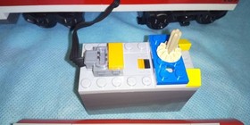 LEGO City Passenger Train 7938 Red 3 Cars Assembled