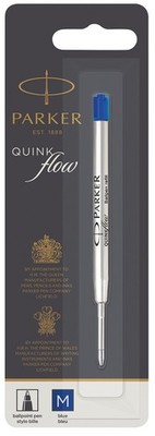 Parker 1950371 Kugelschreibermine QUINKflow - M, blau, Blister