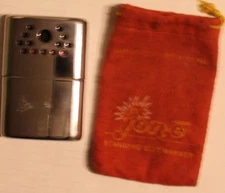 VINTAGE Jon-E Standard 3- and 7/16-inch USA HAND WARMER, 2small corrosion spots