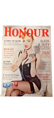 HONOUR CLOTHING Catalogue Lingerie Latex PVC Leather 32 pages 2012/3