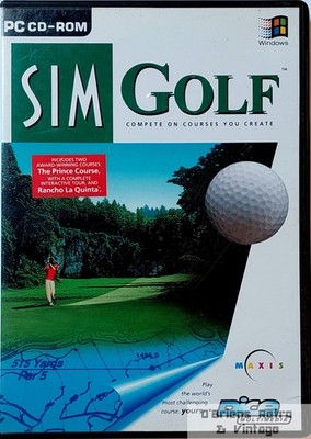 Sid Meier s SimGolf (PC, 2002)   Very Good Disc   Good Cover   Nordic Release