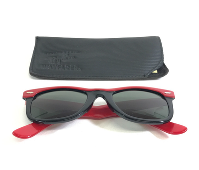 Vintage B&L Ray-Ban Sunglasses WAYFARER 5022 Black Ebony Red