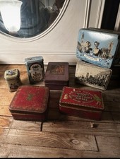 Antique/vintage Tin Job Lot Thorns Toffee McVities And Others