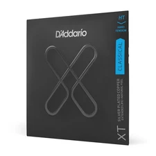 D'Addario XT Hard Tension Classical Guitar Strings Silver Plated Coated 80 Ch...