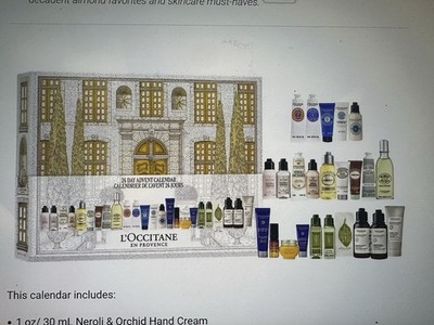 L OCCITANE 24 Day Advent Calendar Gift Set   Limited Edition