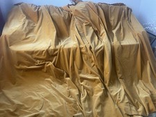 Pair Of Vintage Gold Velvet Curtains