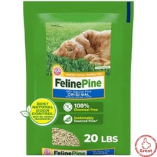 Feline Pine Original 100 Natural Low Dust Non-Clumping Cat Litter - 20lbs