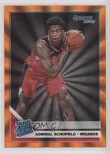 2019 Panini Donruss Rated Rookie Holo Orange Laser Admiral Schofield #239 00dw