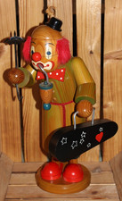 XXL 49cm Christian Ulbricht Räuchermann Clown Rarität ohne OVP