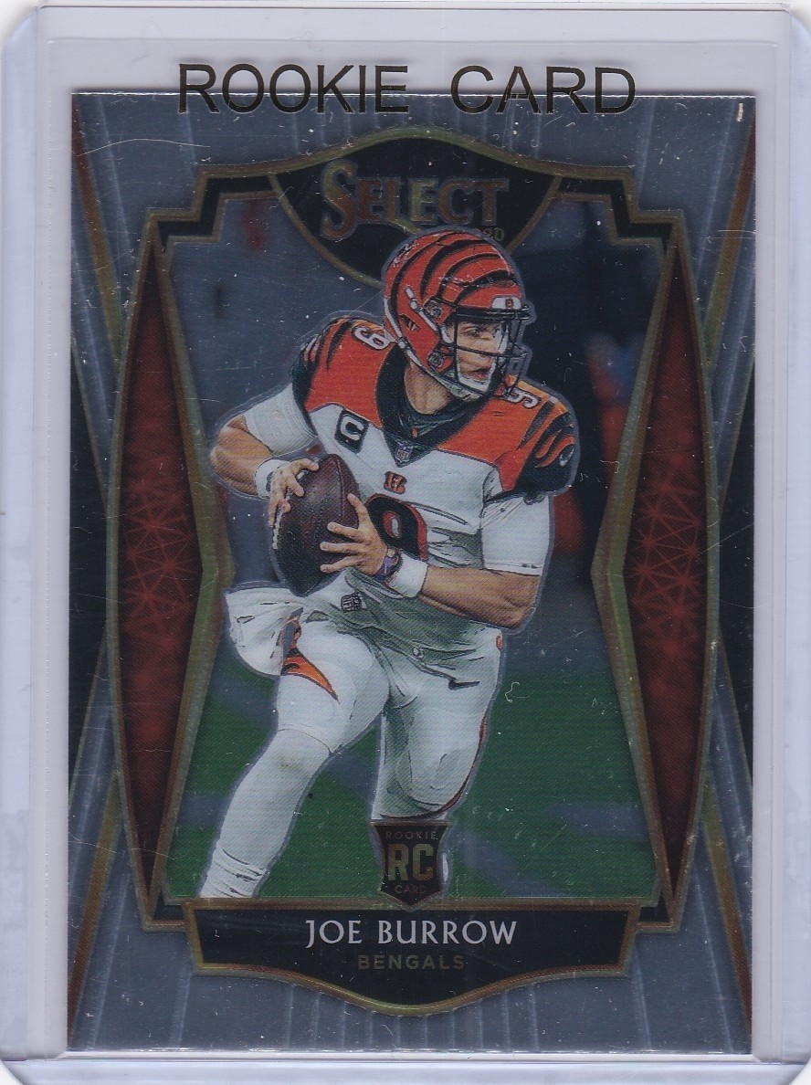 JOE BURROW ROOKIE CARD 2020 Select Premier Level #146 CINCINNATI BENGALS NFL RC
