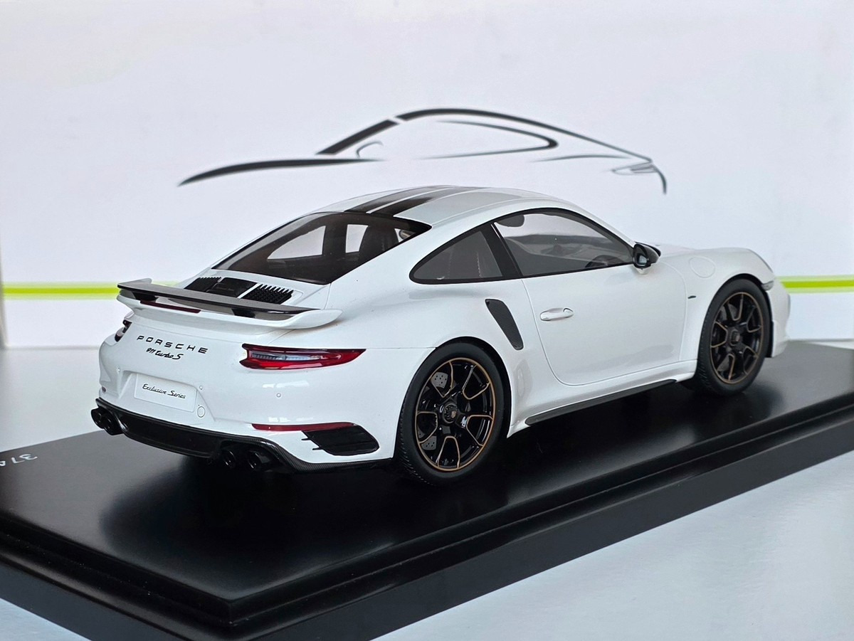 Porsche 911 (991.II) Turbo S Exclusive Series 2017 White 1:18
