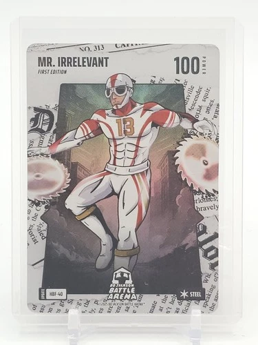 MR. IRRELEVANT 2025 BO JACKSON BATTLE ARENA FIRST EDITION #HBF-40 Q3735