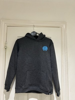 Castore Newcastle United Heritage Hoodie, dunkelgrau, neu mit Etikett. Größe YL