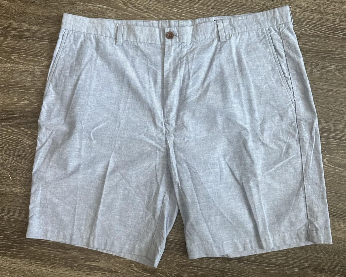 Vineyard Vines Breaker Shorts Mens 42 Blue Chino 9" Inseam Flat Front Casual
