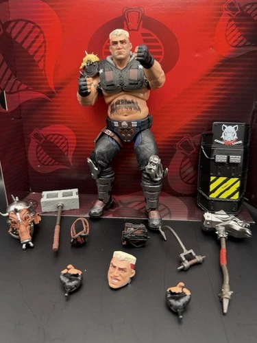 GI Joe Classified Road Pig Complete Figure Accessories No Ruckus Dog