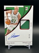2023-24 Immaculate Rookie Patch JORDAN WALSH Auto /49 Red RC #126 Celtics