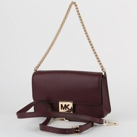Michael Kors Damen UmhäNgetasche Leder Schultertasche Crossbody Bag Kettentasche