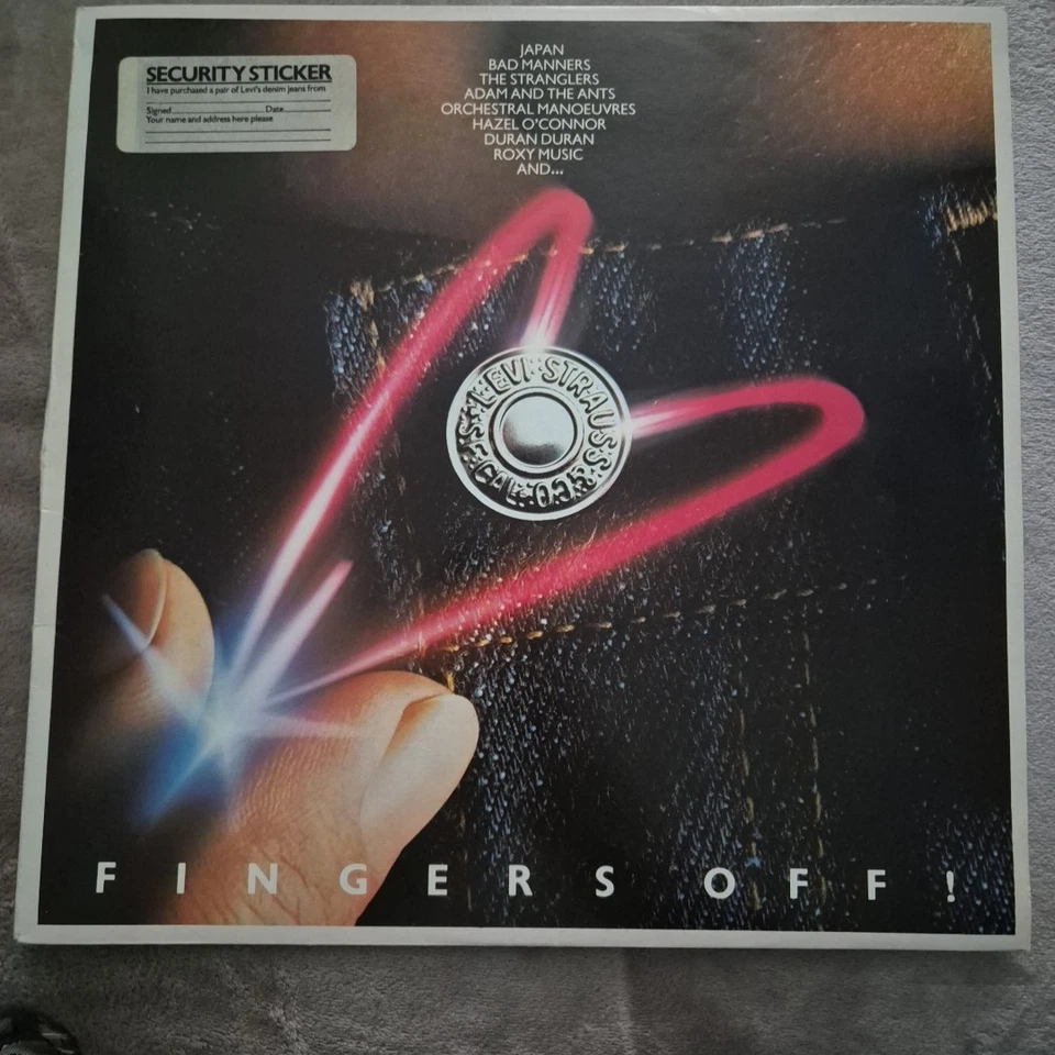 Levi Strauss Fingers Off - 12” Vinyl LP Compilation Album Record (1982) Ex - Image 3 of 4