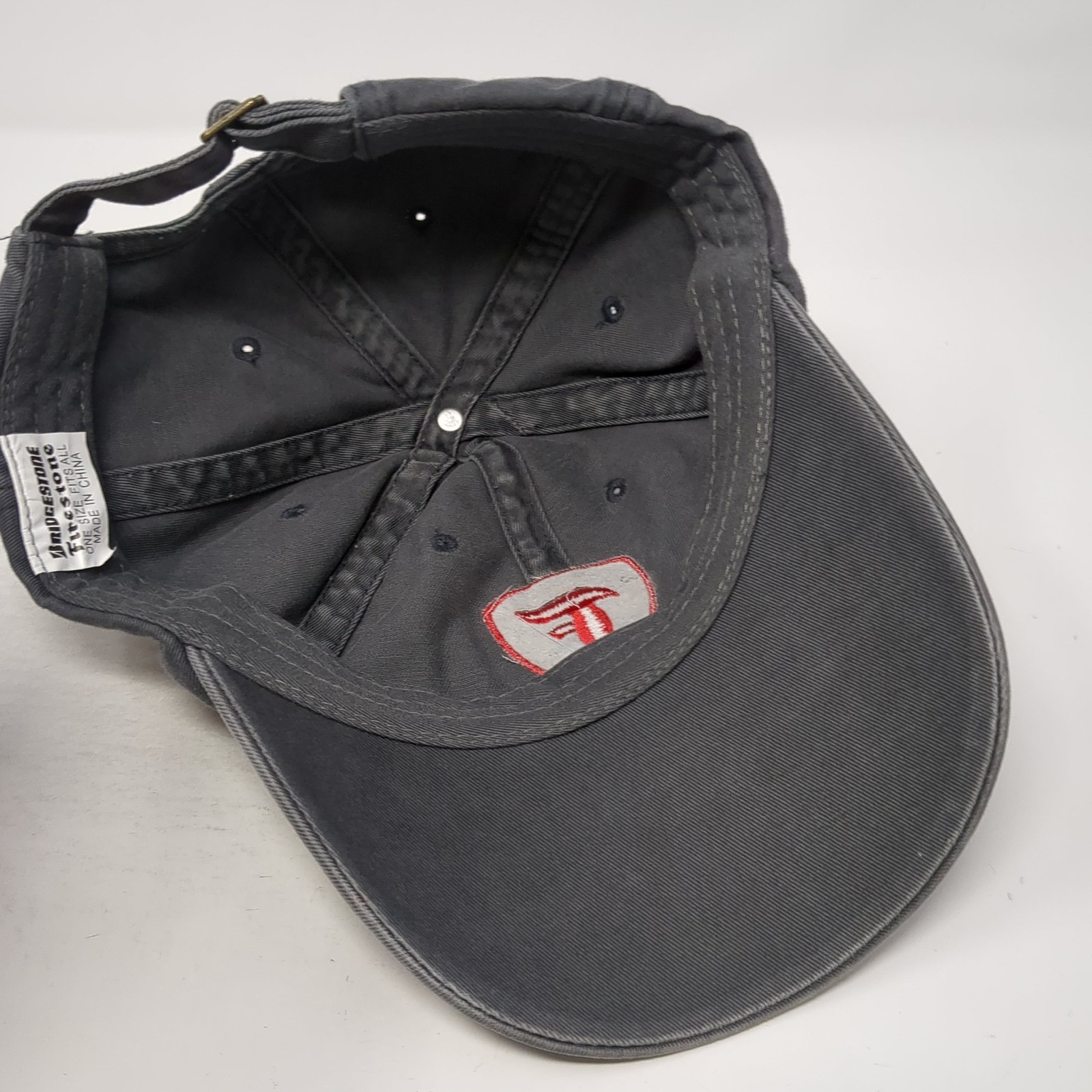Firestone Slideback Baseball Cap Gray One Size Ad… - image 7