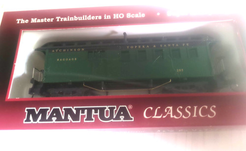 MANTUA CLASSICS # 716110 Escala HO ATSF 1890 COCHE DE PASAJEROS MADERA | Zustand: New