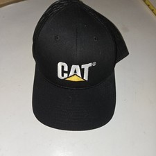 CAT Caterpillar Adjustable Back Hat Cap Embroidered Logo Heavy Machinery NWOT