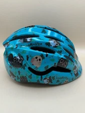 OutdoorMaster Blue Small (52-56cm) Adjustable Helmet With Owls - New
