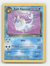 1995 dark vaporeon pokemon card value - 45/82 - 1st Edition Team Rocket - Uncommon - - NM Hikaru Koike Vaporeon (Delta Species) - Delta