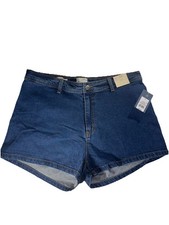 Universal Thread Sailor High Rise Denim Shorts Blue Size 17 3" Inseam Pockets