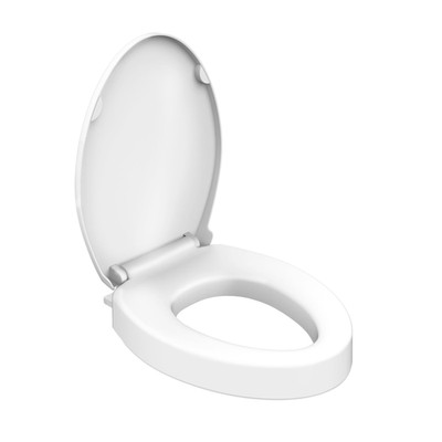 Swiss Madison Ryse 3 In. Raised Elongated Soft Close Ada Compliant Toilet Seat