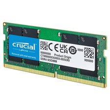 Crucial DDR4 RAM 32GB 3200MHz SODIMM CL22 Laptop Computer Memory (CT32G4SFD832A)