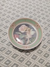 ROYAL WORCESTER  4.5 INCH  PIN DISH CICELY MARY BARKER FLOWER FAIRY Rose 1998
