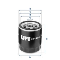 ÖLfilter Ufi 23.447.00 Anschraubfilter FüR Seicento Cinquecento 33 Alfa Fiat 600