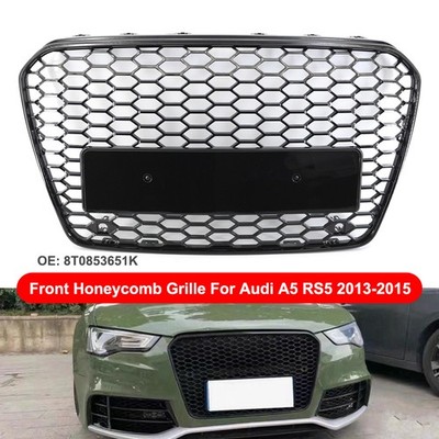 Glänz Schwarz Kühlergrill Frontgrills 8T0853651K Für Audi A5 RS5 2013-2015