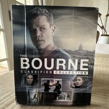 Bourne Classified Collection Blu-ray Box Set Matt Damon Action Conspiracy Chase