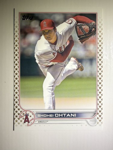 2022 Topps Series 2 Shohei Ohtani Gold Star Parallel #660 Los Angeles Angels SP