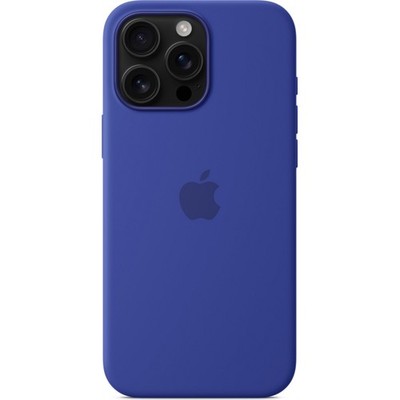 Apple Silikon Hülle mit MagSafe für iPhone 16 Pro Max Ultramarin