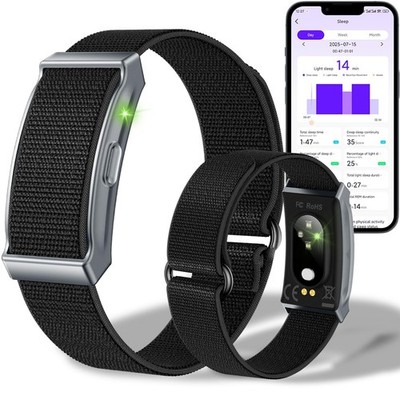 Smart Bracelet for Men Women, Fitness Tracker with App, 24/7 Auto Heart Rate/...