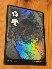 Forest | Foil | Japanese Full Alt Art | Kamigawa: Neon Dynasty | 302/302 | LP