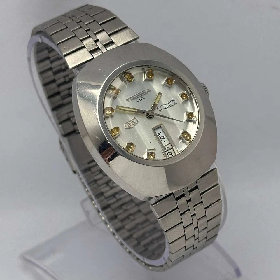 Reloj Hombre Tressa Lux 25 Automático Día/Fecha TA 230500N Vintage Foto 2 de 4