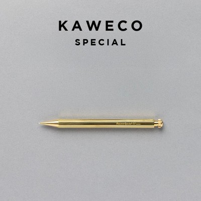 Kaweco Special Brass Mechanical Pencil 0.5mm Gold w/ Tin Case New