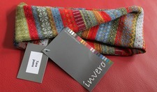 Invero Stirnband/ kleiner Schal, Tara Jeans, tolles Mustern; Merino, Neu!!