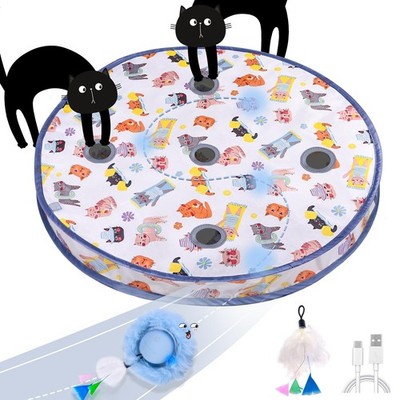 Interactive Cat Toy Ball - Automatic Rolling Ball, Motion-Activated, Hide & Seek