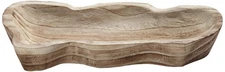 Bolinas 14 3/4" Wide Matte Burlywood Decorative Tray