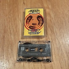 Anthrax - State Of Euphoria CASSETTE TAPE 1st US AR issue metallica overkill