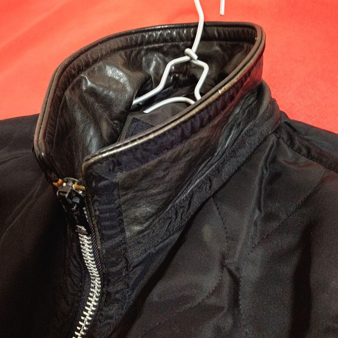 Schott USA Made Leather Quilted Jacket - Rare Design, Pre Schott USA Made Leather Quilted Jacket - Rare Design, Pre
