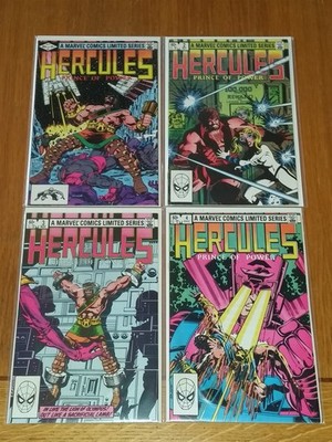 HERCULES #1-4 MARVEL COMICS HIGH GRADE 1982 SET (4)